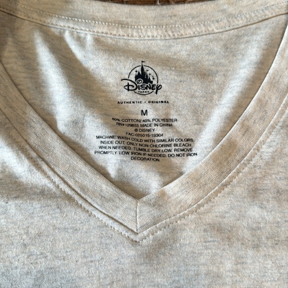 Disney Parks Authentic Original Mikey v-neck Tee - Picture 5 of 7